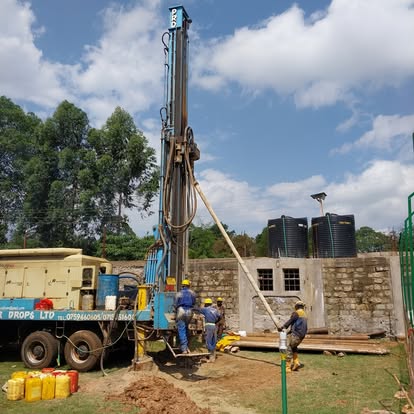 Private home borehole